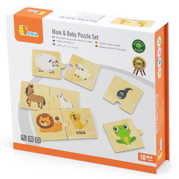 Mom & Baby Puzzle Set
